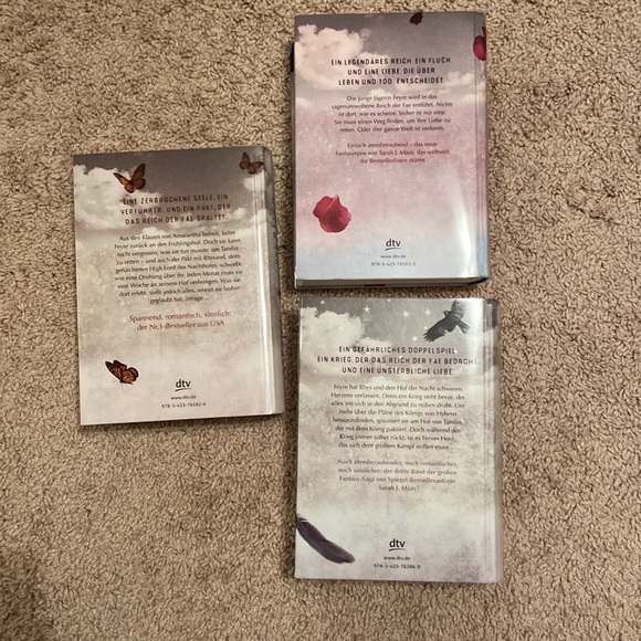 ACOTAR books 1-3 hardback German version - Picture 2 of 2